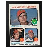 1973 1972 VICTORY LEADERS STEVE CARLTON GAYLORD PE