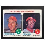 1973 1972 HOME RUN LEADERS JOHNNY BENCH DICK ALLEN