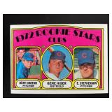 1972 CUBS ROOKIE STARS BURT HOOTON GENE HISER EARL