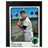 1973 TOPPS AL KALINE #280A VAR DETROIT TIGERS