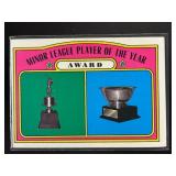 1972 TOPPS MINOR LEAGUE PLAYER OF THE YEAR AWARD T