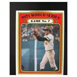 1972 TOPPS 1971 WORLD SERIES GAME NO. 7 #229 PITTS
