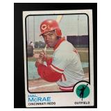 1973 TOPPS HAL MCRAE #28 CINCINNATI REDS