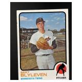 1973 TOPPS BERT BLYLEVEN #199 MINNESOTA TWINS