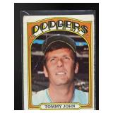 1972 TOPPS TOMMY JOHN #264 LOS ANGELES DODGERS