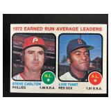 1973 1972 EARNED RUN AVERAGE LEADERS STEVE CARLTON