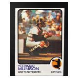 1973 TOPPS THURMAN MUNSON #142 NEW YORK YANKEES