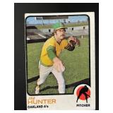 1973 TOPPS JIM HUNTER #235 OAKLAND ATHLETICS