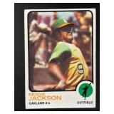 1973 TOPPS REGGIE JACKSON #255 OAKLAND ATHLETICS