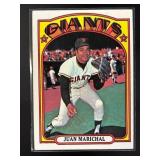1972 TOPPS JUAN MARICHAL #567 SAN FRANCISCO GIANTS