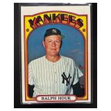 1972 TOPPS RALPH HOUK #533 NEW YORK YANKEES