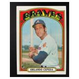 1972 TOPPS ORLANDO CEPEDA #195 ATLANTA BRAVES