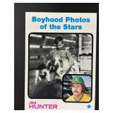 1973 TOPPS JIM HUNTER #344 OAKLAND ATHLETICS