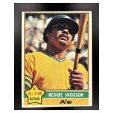 1976 TOPPS REGGIE JACKSON #500 ALL-STAR OAKLAND AT