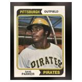 1974 TOPPS DAVE PARKER #252 RC ROOKIE PITTSBURGH P