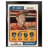 1974 CARDINALS FIELD LEADERS RED SCHOENDIENST BARN