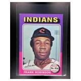 1975 TOPPS MINI FRANK ROBINSON #580 CLEVELAND INDI