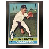 1976 TOPPS JIM HUNTER #100 NEW YORK YANKEES