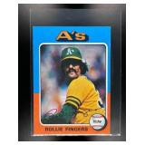 1975 TOPPS MINI ROLLIE FINGERS #21 OAKLAND ATHLETI