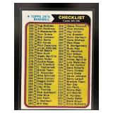 1974 TOPPS CHECKLIST: 265-396 #273
