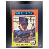 1975 TOPPS MINI TOM SEAVER #370 NEW YORK METS