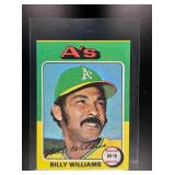 1975 TOPPS MINI BILLY WILLIAMS #545 OAKLAND ATHLET