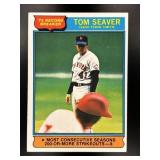 1976 TOPPS TOM SEAVER #5 NEW YORK METS RECORD BREA