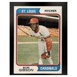 1974 TOPPS BOB GIBSON #350 ST. LOUIS CARDINALS