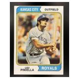 1974 TOPPS LOU PINIELLA #390 KANSAS CITY ROYALS