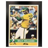 1976 TOPPS BILLY WILLIAMS #525 OAKLAND ATHLETICS
