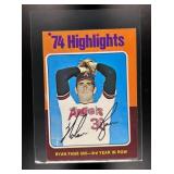 1975 TOPPS MINI NOLAN RYAN #5 HIGHLIGHTS CALIFORNI