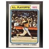 1974 TOPPS 1973 A.L. PLAYOFFS AL #470 OAKLAND ATHL