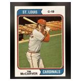 1974 TOPPS TIM MCCARVER #520 ST. LOUIS CARDINALS