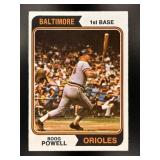 1974 TOPPS BOOG POWELL #460 BALTIMORE ORIOLES