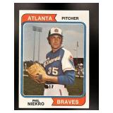 1974 TOPPS PHIL NIEKRO #29 ATLANTA BRAVES