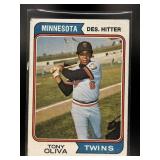 1974 TOPPS TONY OLIVA #190 MINNESOTA TWINS
