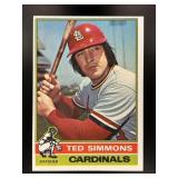 1976 TOPPS TED SIMMONS #290 ST. LOUIS CARDINALS