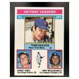 1976 1975 NL VICTORY LEADERS TOM SEAVER RANDY JONE