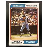 1974 TOPPS HARMON KILLEBREW #400 MINNESOTA TWINS