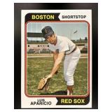 1974 TOPPS LUIS APARICIO #61 BOSTON RED SOX