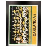 1976 TOPPS OAKLAND A'S CL #421 TEAM CHECKLISTS CAR