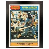 1976 TOPPS HANK AARON #1 MILWAUKEE BREWERS