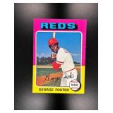 1975 TOPPS MINI GEORGE FOSTER #87 CINCINNATI REDS