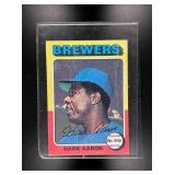 1975 TOPPS MINI HANK AARON #660 MILWAUKEE BREWERS
