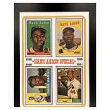 1974 TOPPS HANK AARON SPECIAL: 1958-1961 #3