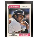 1974 TOPPS FRANK ROBINSON #55 CALIFORNIA ANGELS
