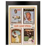 1974 TOPPS HANK AARON SPECIAL: 1970-1973 #6 ATLANT
