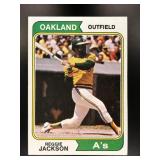 1974 TOPPS REGGIE JACKSON #130 OAKLAND ATHLETICS