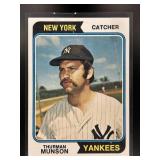 1974 TOPPS THURMAN MUNSON #340 NEW YORK YANKEES