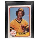 1981 FLEER OZZIE SMITH #488 SAN DIEGO PADRES SHARP